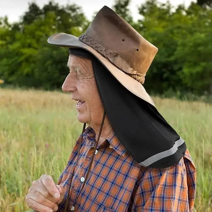 4 Pieces Hard Hat Sun Shade with Neck Flap – Cooling Skull Cap for Outdoor Work, Fishing & Hiking